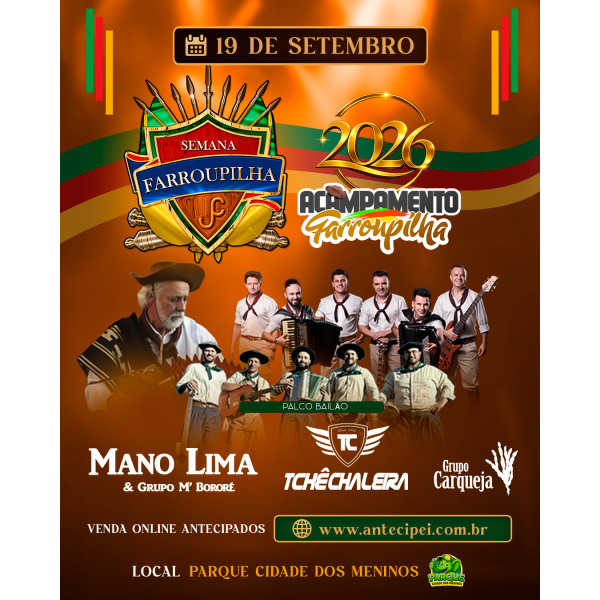 Semana Farroupilha 2026 Junção dos Casco 19-09