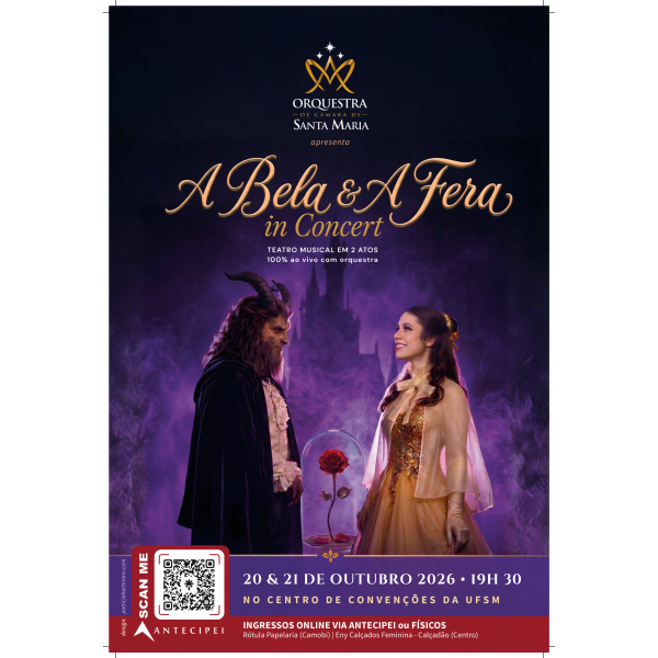 MUSICAL A BELA E A FERA 2026
