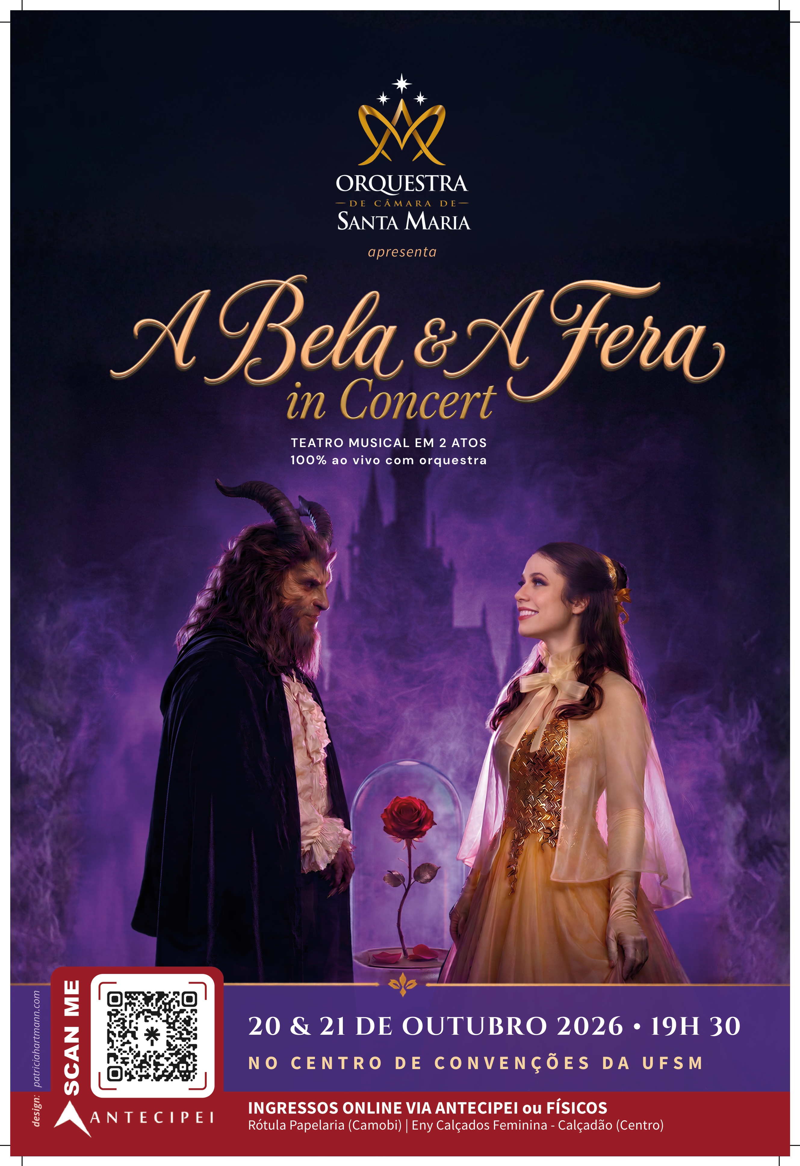 MUSICAL A BELA E A FERA 2026